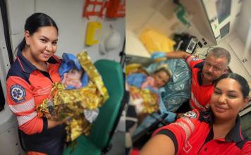 EMOȚIONANT: Al șaselea copil al unei familii din Moruț s-a grăbit să vină pe lume. S-a născut în Ambulanță